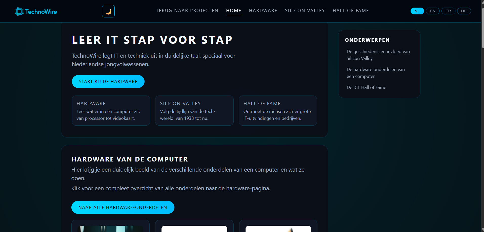 TECHNOWIRE screenshot